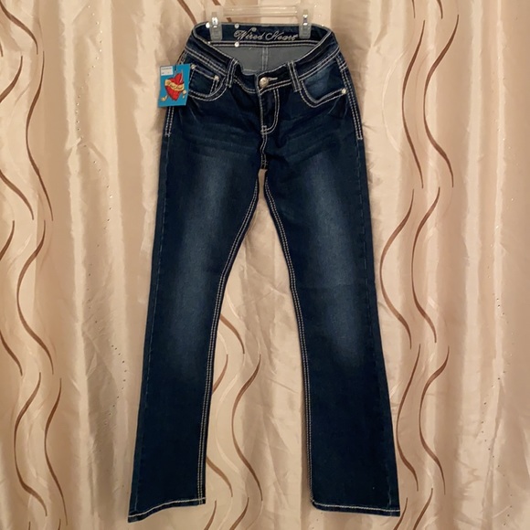 Girls size 12 Wired Heart jeans NWOT - Picture 6 of 12